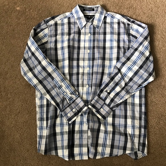 Men’s Plaid Cotton Button Down - Picture 1 of 2
